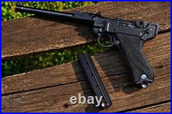 Luger Parabellum German Lange Pistole 08 WWII Artillery Denix Replica