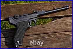 Luger Parabellum German Lange Pistole 08 WWII Artillery Denix Replica