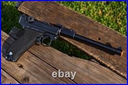 Luger Parabellum German Lange Pistole 08 WWII Artillery Denix Replica