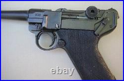 Luger Parabellum P08 Pistol WWI WWII Germany 1898 Non-Firing Denix Replica