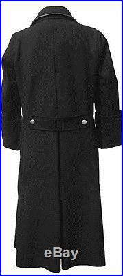 M32 Officer Wool Warm Greatcoat Black Coat XXXL Collectables WW2 German Elite