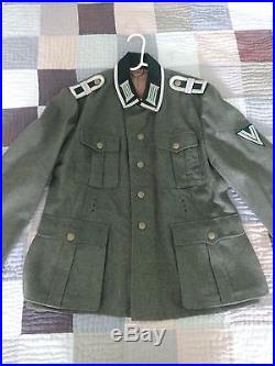 M36 Field-grey Wool Jacket (Feldbluse) Wehrmacht WH Jäger Obergefreiter WWII 42