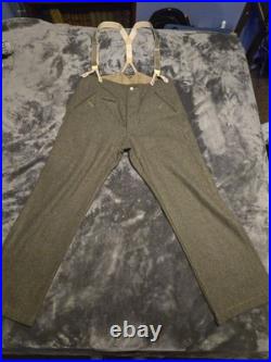 M37 German WW2 Wool Trousers Field Grey