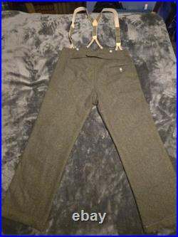 M37 German WW2 Wool Trousers Field Grey