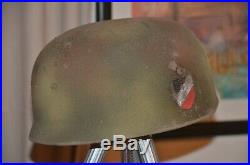 M38 Paratroop Reproduction Helmet-normandy Camo