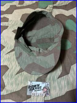 M43 Cap 1940's Splinter Camouflage Original Material, Size 60