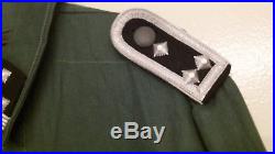 M43 HBT Tunic Elite Troops LARGE INSIGNIA INCLUDED