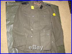 M43 Uniform, At The Front, German, Elite Tunic and Trousers, Custom Made Wool