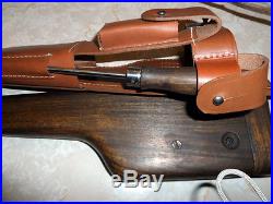 MAUSER BROOMHANDLE LEATHER HOLSTER AND WOOD STOCK