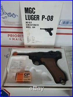 MGC Luger P08 Replica Model Cap Gun