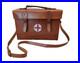 MILITARY WW2 VINTAGE UNIVERSAL LARGE GENUINE StitcheLEATHER MEDICAL SHOULDER BAG
