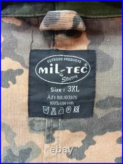 MIL -tec Wwii German Waffen Plane Tree Camo Reversible Field Size 3xl