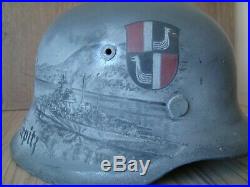 M-42 Helmet PVC Replica ART-WORK The Death Of The Tirpitz Varnished
