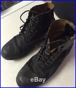 Man The Line German WWII Low Boots. Size 11