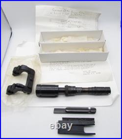 Mauser K98 ZF41 Reproduction Scope & Mount Combo Set with Orig Box Instructions EX