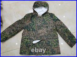 Men's German Ww2 Army Elite Dot44 Peas Camo Winter Reversible Parka Size XL