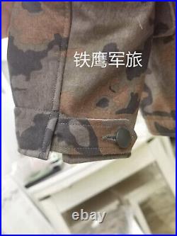 Men's German Ww2 Army Oak Leaf Camo Winter Reversible Parka Jacket Size S