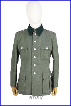 Men's German Ww2 M36 Officer Wool Outdoors Field Jacket Size XXXL