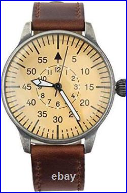 Mil-Tec Luftwaffe Me109 Aviator Vintage German WW2 Flieger Pilot Mens Watch