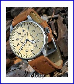 Mil-Tec Luftwaffe Me109 Aviator Vintage German WW2 Flieger Pilot Mens Watch