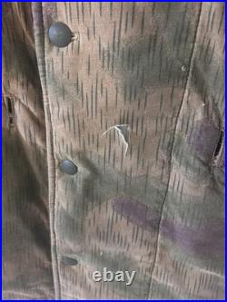 Mil-Tec WW2 German Splinter Pattern Camo Reversible Parka Winter Jacket REPRO
