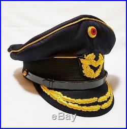 Modern German Military Airforce General Officers Visor Hat Cap Schirmmutze