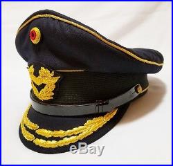 Modern German Military Airforce General Officers Visor Hat Cap Schirmmutze
