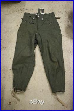 Movie Prop from Epic Estonian Movie 1944 WW2 German Waffen-SS M43 Wool Trousers