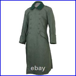 NEW WW2 German M36 Wool Green Greatcoat Generals Long Coat High Quality