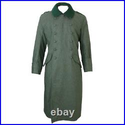 NEW WW2 German M36 Wool Green Greatcoat Generals Long Coat High Quality