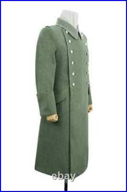 NEW WW2 German M37 Wool Green Greatcoat Generals Long Coat High Quality