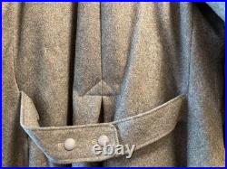 NEW WWII GERMAN Wehrmacht NCO OVERCOAT GREATCOAT-XL 58R with Field Cap & Gloves