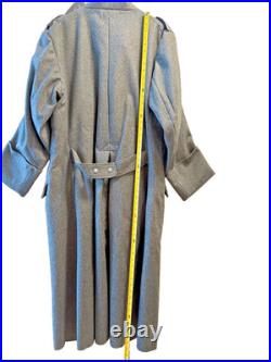 NEW WWII GERMAN Wehrmacht NCO OVERCOAT GREATCOAT-XL 58R with Field Cap & Gloves