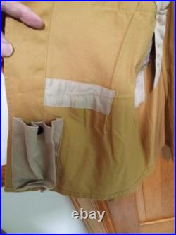 NOS! Repro WW2 German Afrika Korps Jacket with Signals Tabs, USA Seller