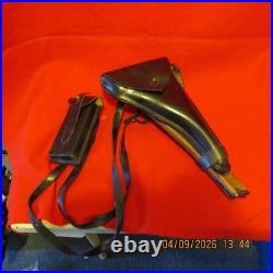 Navy Luger Holster rig with shoulder stock. Reproduction