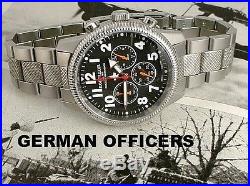 New German Chronograph Air Force Luftwaffe Officers Model Wrist
