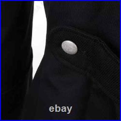 New German M32 Gabardine Officer Coat WW2 Repro Great Trench Black Army Jacket