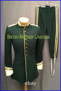 New Military German WWII Uniform Green/Off White Cuffs Only Wool Tunic Fast Ship