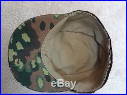 New Repro German Elite WWII M43 Spring Camo Field Cap Size Extra Large 60-61