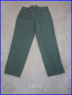 New Reproduction WWII German Army HBT Trousers Size XL 34-36