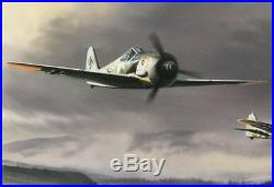 Nicolas Trudgian THE COLD FRONT FW-190 Tiger Panther Panzer Aviation Art Print
