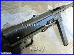 Non-Firing Replica German WWII Schmeisser Submachine Gun MP 40 Waffen SS Prop