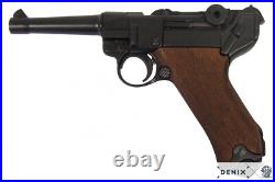 Non-Firing Replica WWI-WWII German Parabellum P-08 Luger Denix