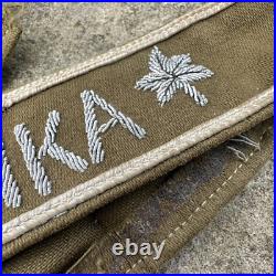 ORIGINAL REPRO WWII WW2 German DAK Afrika Officer Bullion Cuff Title