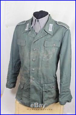 Old Lost Battalion M43 HBT Tunic with Gebirgs Patch