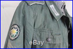 Old Lost Battalion M43 HBT Tunic with Gebirgs Patch