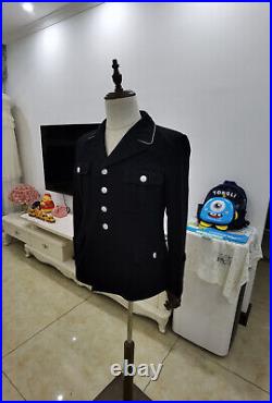 Only SIZE L GERMAN ELITE M32 BLACK WOOL TUNIC AND BREECHES