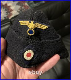 Original German Kreigsmarine WW2 Military Side cap