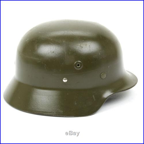 Original German M40 WWII Type Steel Helmet- Finnish M40/55, Size 57cm, US 7 1/8