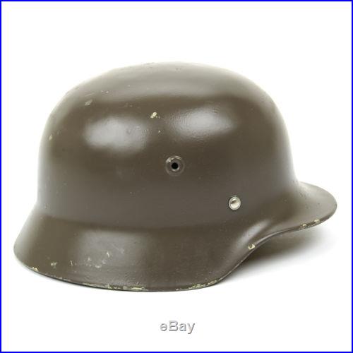Original German M40 WWII Type Steel Helmet- Finnish M40/55, Size 58cm, US 7 1/4